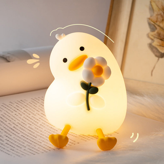 Lumozi™ Flower Duck Squishy Night Light - Perfect Gift
