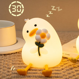 Lumozi™ Flower Duck Squishy Night Light - Perfect Gift