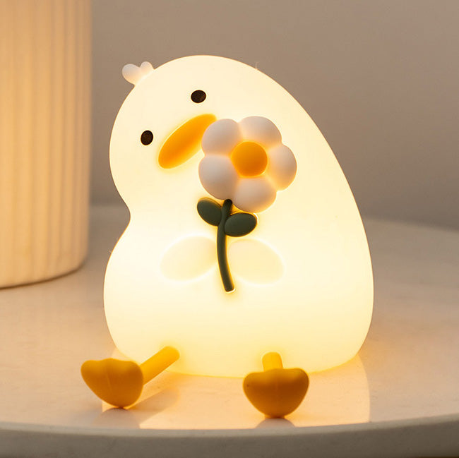 Lumozi™ Flower Duck Squishy Night Light - Perfect Gift