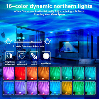 Lumozi™ AuraWave LED Projector Lamp - Perfect Gift