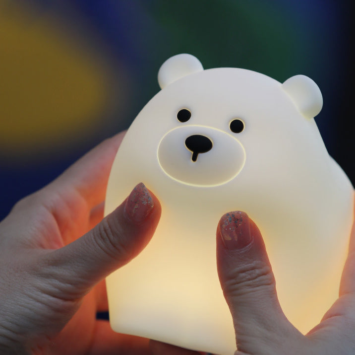 Lumozi™ Sleeping Bear Squishy Night Light - Perfect Gift