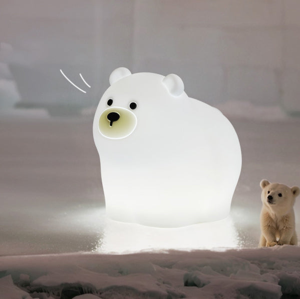Lumozi™ Sleeping Bear Squishy Night Light - Perfect Gift