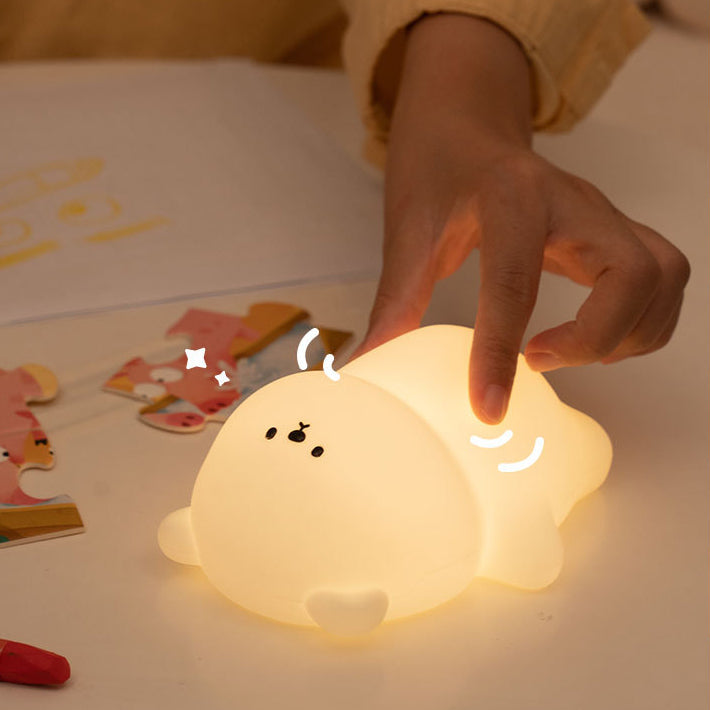 Lumozi™ Chubby Bear 8-Color Squishy Night Light - Perfect Gift