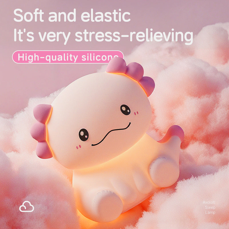 Lumozi™ Axolotl Squishy Night Light - Perfect Gift