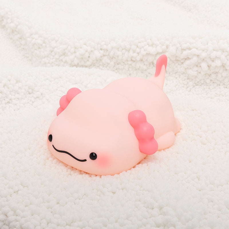 Lumozi™ Lazy Axolotl Squishy Night Light - Perfect Gift