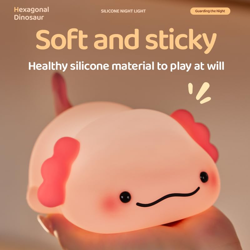 Lumozi™ Axolotl Squishy Night Light - Perfect Gift