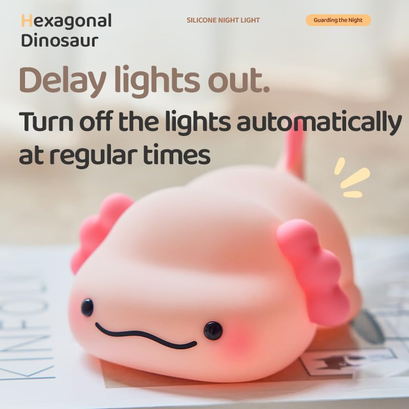 Lumozi™ Axolotl Squishy Night Light - Perfect Gift