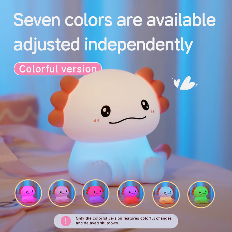 Lumozi™ Adorable Axolotl Squishy Night Light - Perfect Gift Secondary image