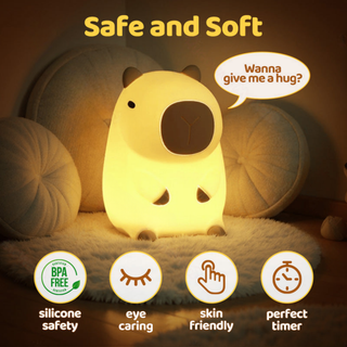 Lumozi™ Capybara Squishy Night Light - Perfect Gift