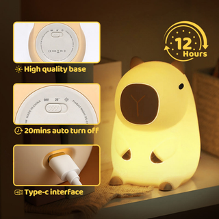 Lumozi™ Capybara Squishy Night Light - Perfect Gift