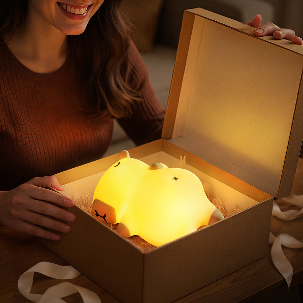 Lumozi™ Capybara Squishy Night Light - Perfect Gift