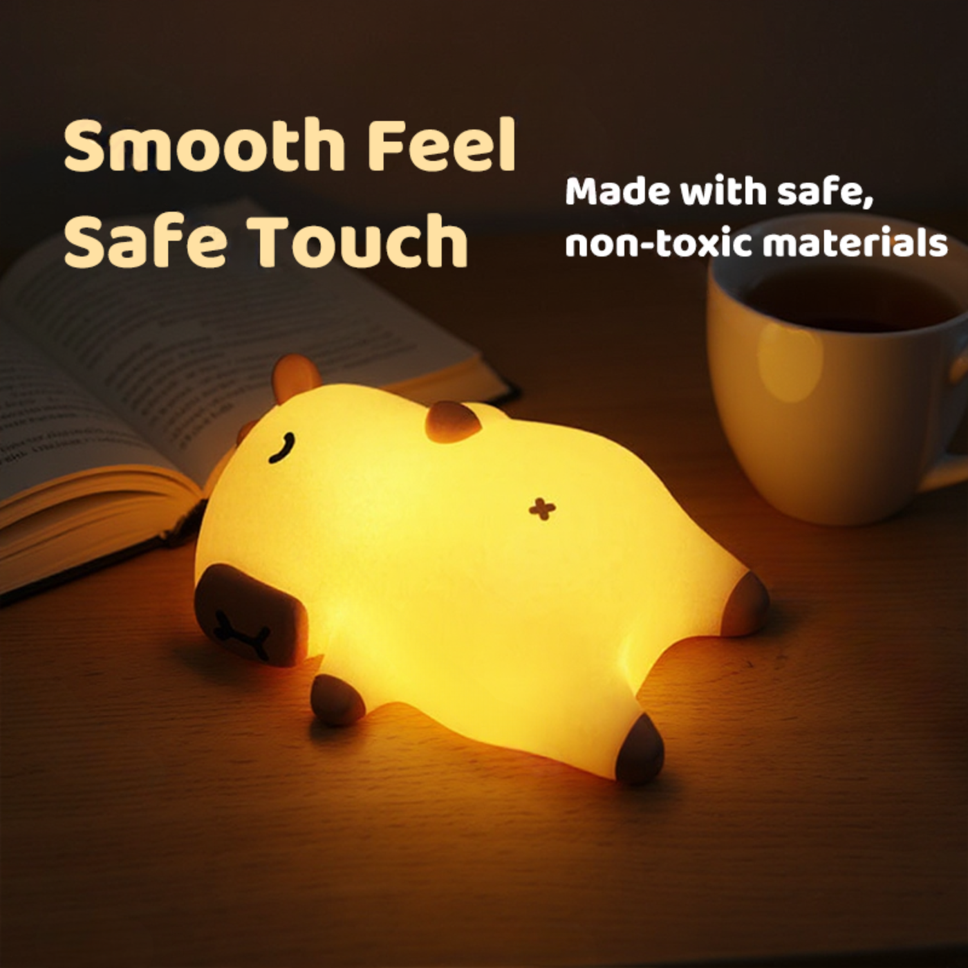 Lumozi™ Capybara Squishy Night Light - Perfect Gift