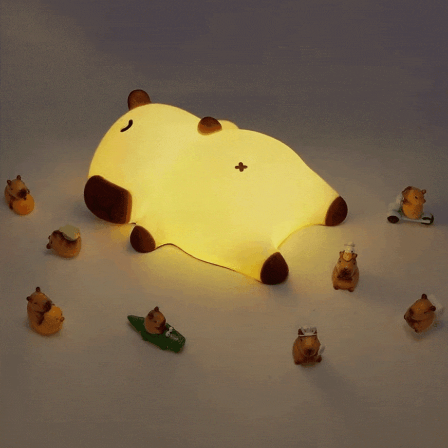 Lumozi™ Capybara Squishy Night Light - Perfect Gift