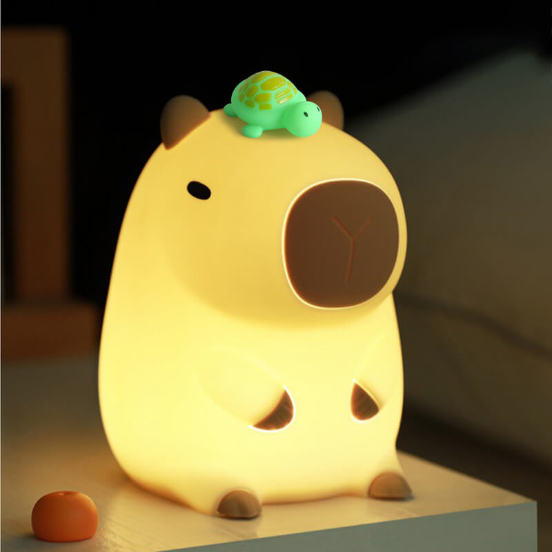 Lumozi™ Turtle Capybara Squishy Night Light - Perfect Gift
