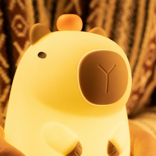 Lumozi™ Orange Capybara Squishy Night Light - Perfect Gift