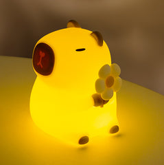 Lumozi™ Flower Capybara Squishy Night Light - Perfect Gift