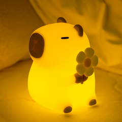 Lumozi™ Flower Capybara Squishy Night Light - Perfect Gift
