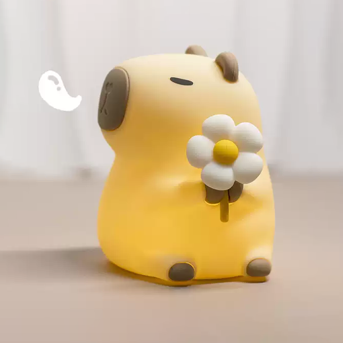 Lumozi™ Flower Capybara Squishy Night Light - Perfect Gift Secondary image