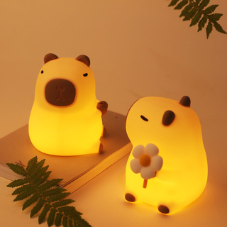 Lumozi™ Flower Capybara Squishy Night Light - Perfect Gift