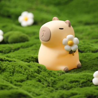 Lumozi™ Flower Capybara Squishy Night Light - Perfect Gift