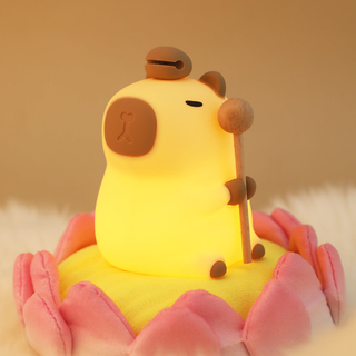 Lumozi™ Wooden Fish Capybara Squishy Night Light - Perfect Gift