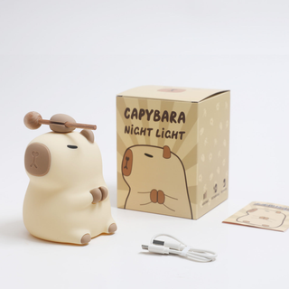 Lumozi™ Wooden Fish Capybara Squishy Night Light - Perfect Gift