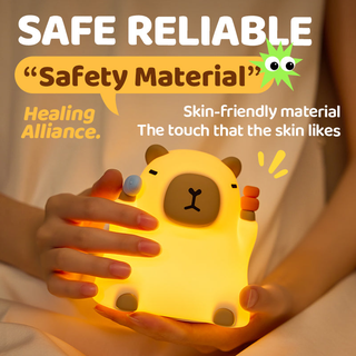 Lumozi™ Sitting Capybara Squishy Night Light - Perfect Gift