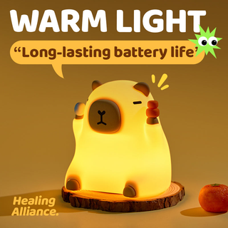Lumozi™ Sitting Capybara Squishy Night Light - Perfect Gift