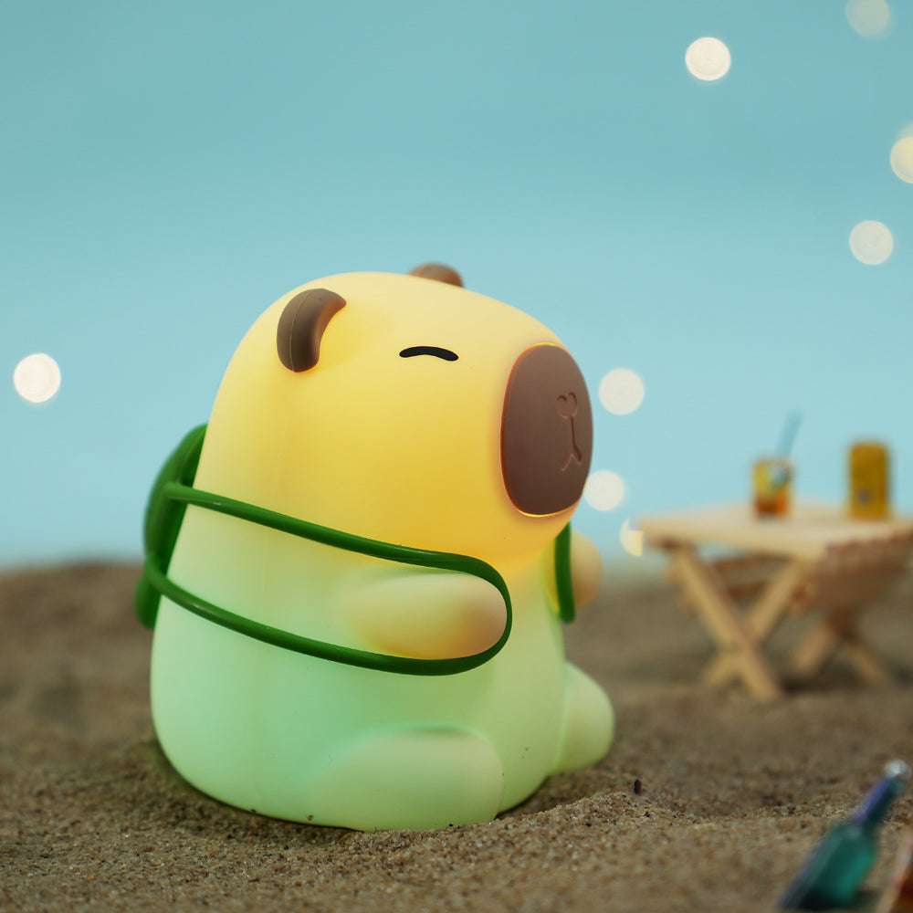 Lumozi™ Turtle Backpack Capybara Squishy Night Light - Perfect Gift